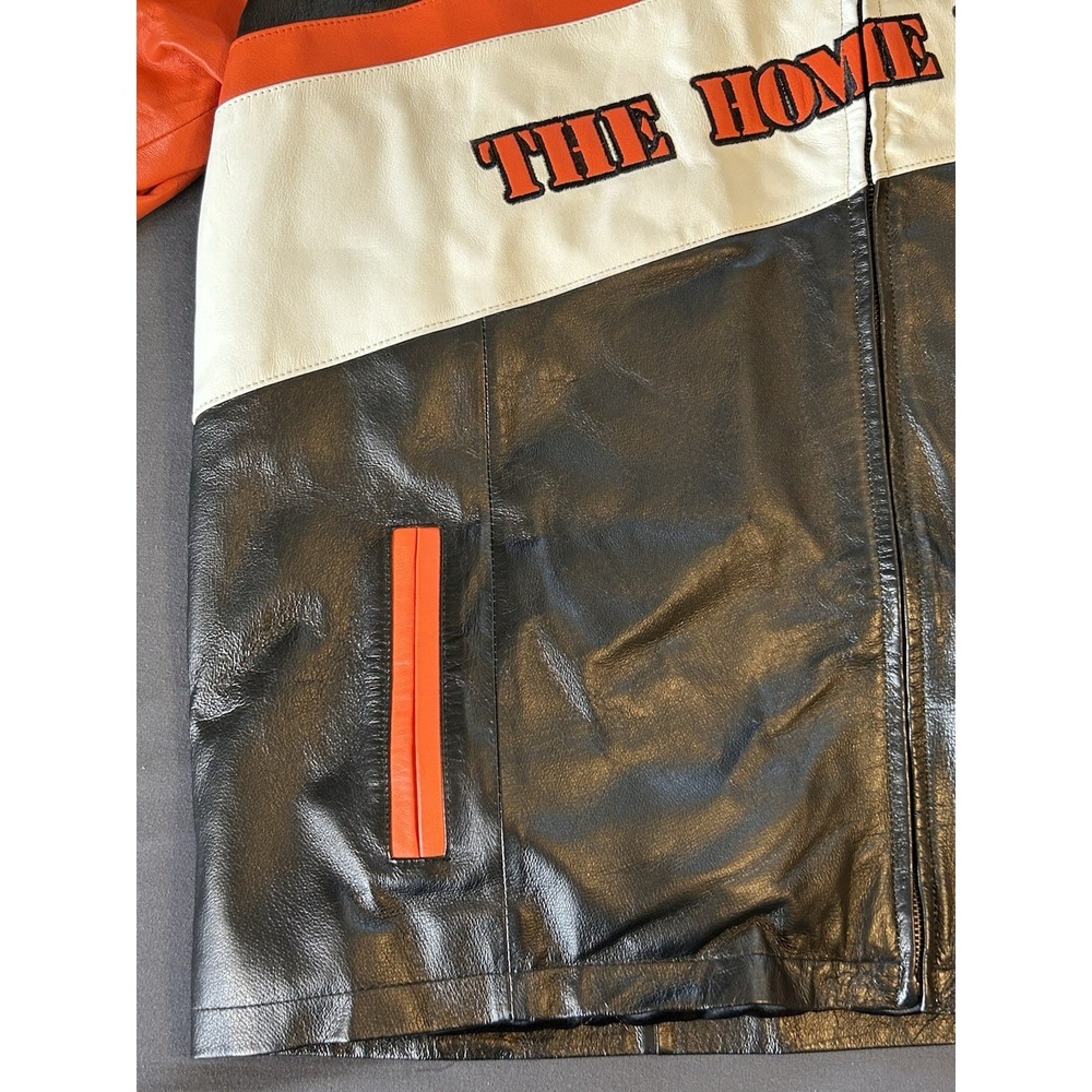 Vintage Tony Stewart #20 NASCAR Racing Wilson's Leather Jacket Sz XXL - Picture 3 of 16